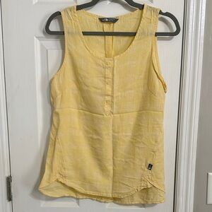 The North Face Yellow Tank Top
